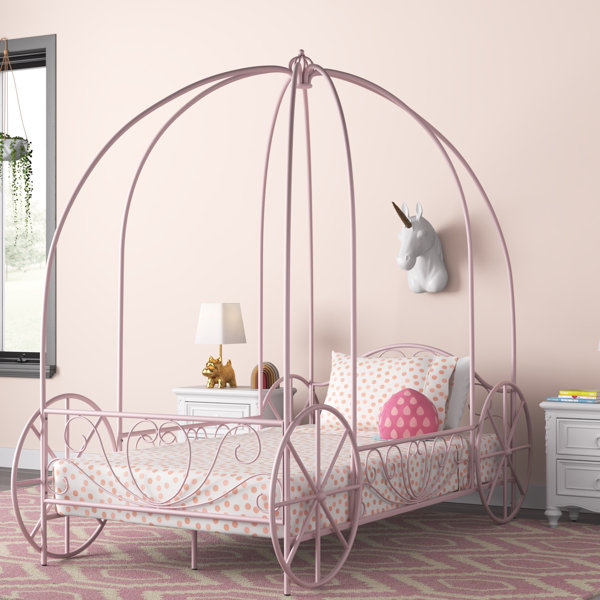 Rooms to go outlet princess carriage bed